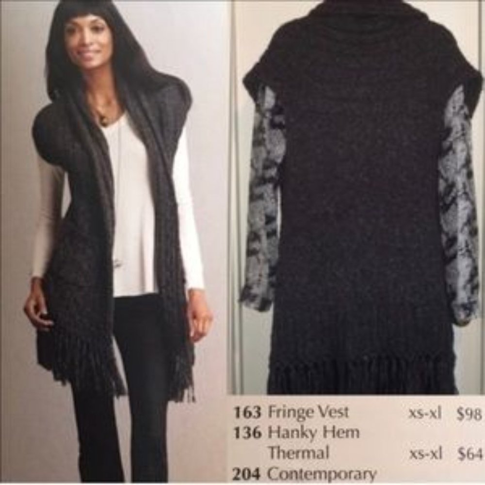 CAbi Fringe Vest
